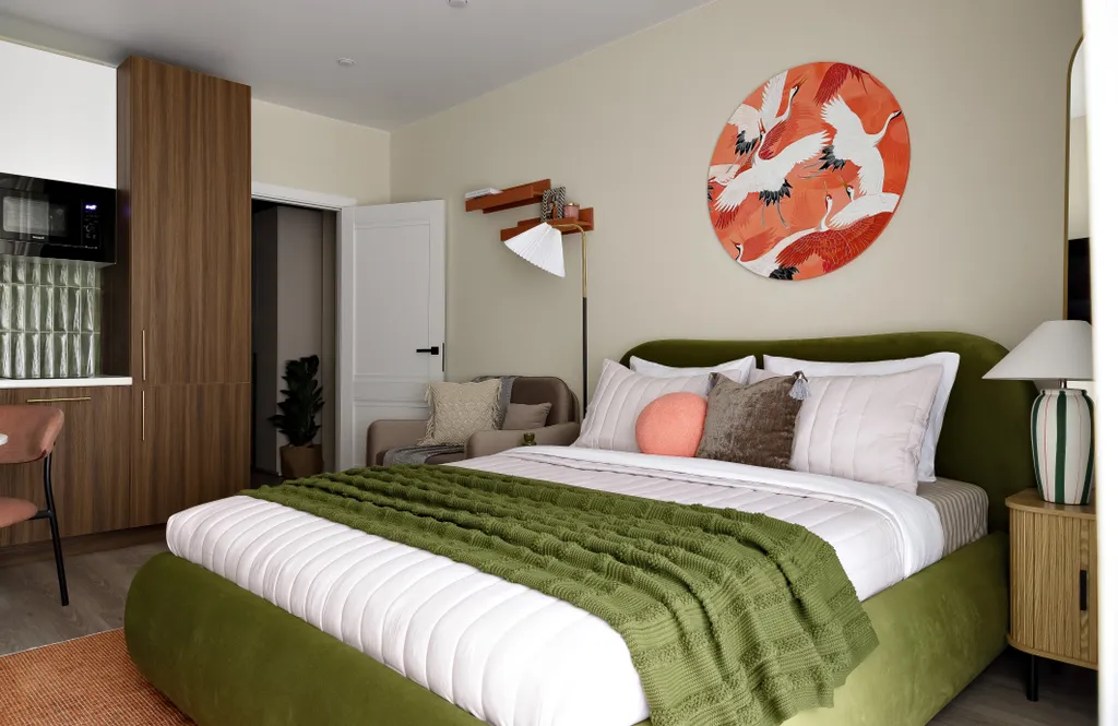 Уютная студия с балконом в Сочи