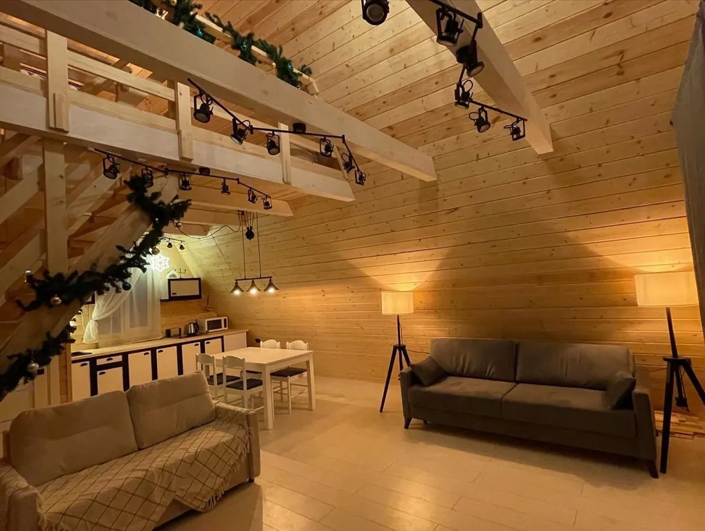 Уютный А-Фрейм домик