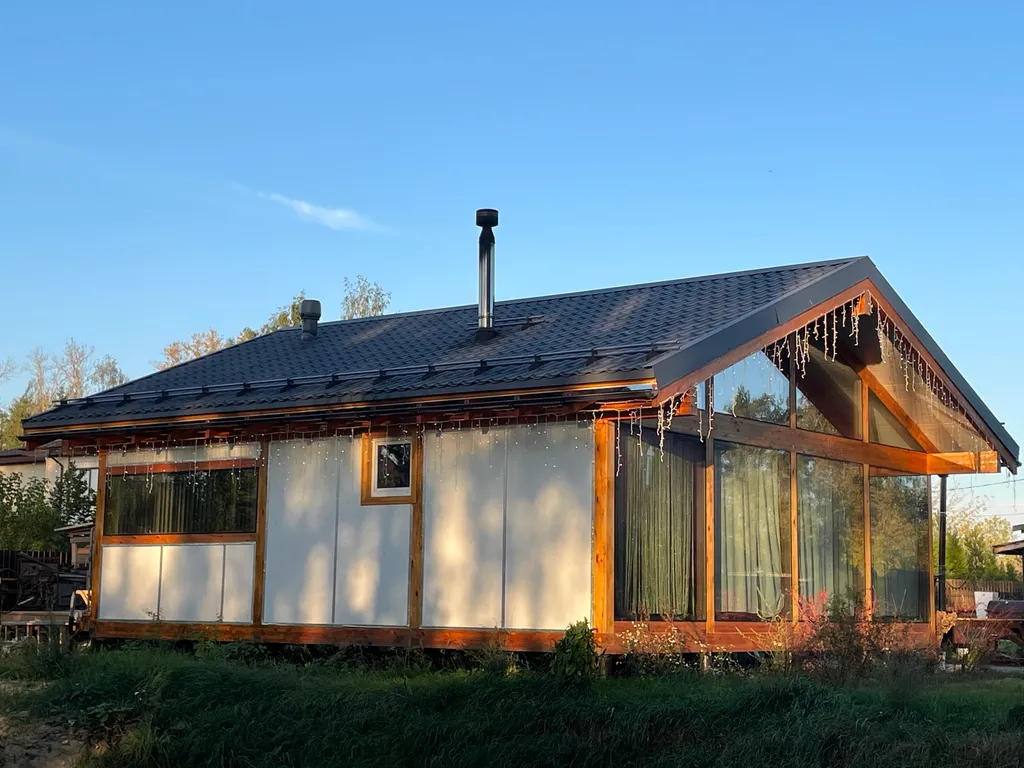 Коттедж Дом с баней в глемпинге Байкал — Павловский Посад