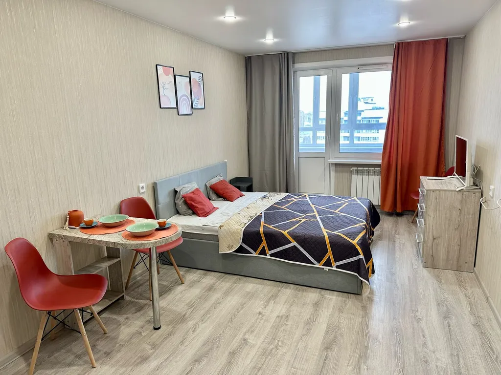 Терракота - стильная квартира-студия на Дружбе рядом со Спа-комплексом