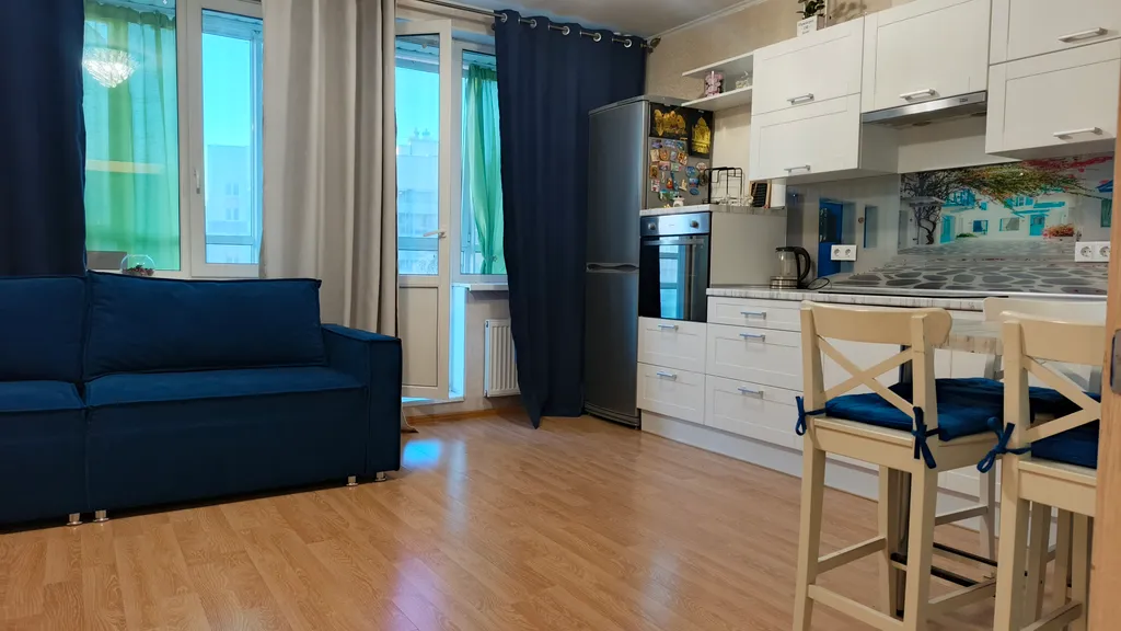 Уютная студия у метро Девяткино