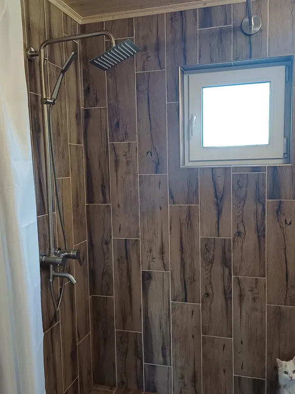 Уютный домик-баня с купелью в тихом местечке