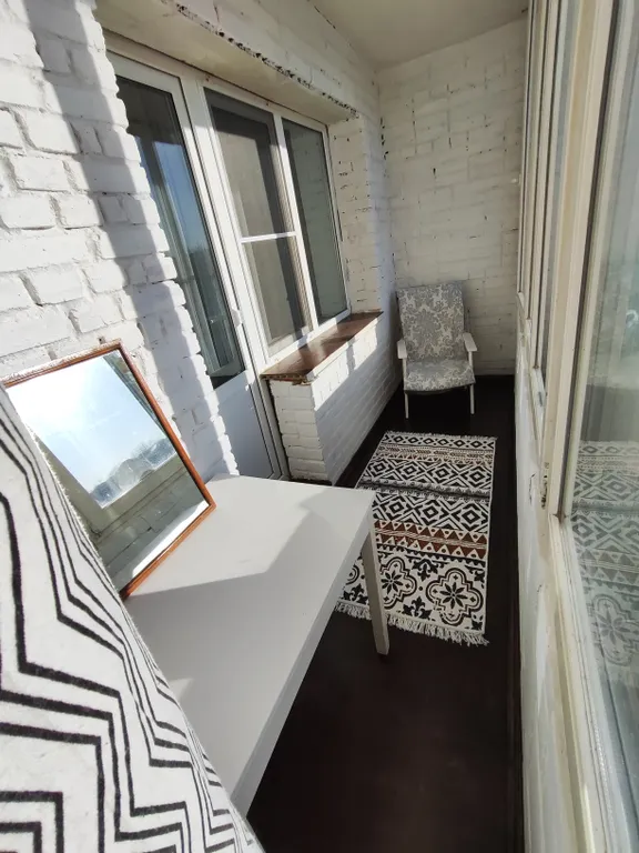 Оригинальная 1-комнатная квартира с застекленной лоджией