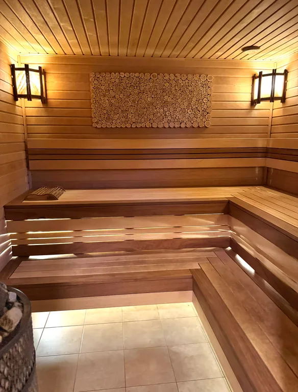 Коттедж с сауной и зоной BBQ