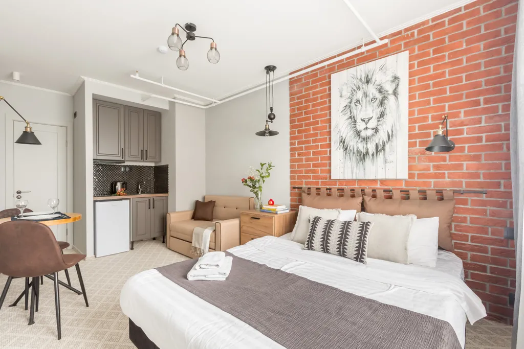 Апартаменты Кварт-Отель студия с джакузи Лофт