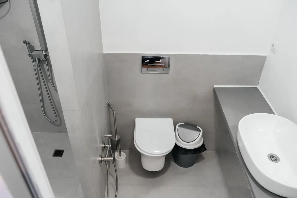 Современный двухместный номер в доме с видом на океан и вулканы