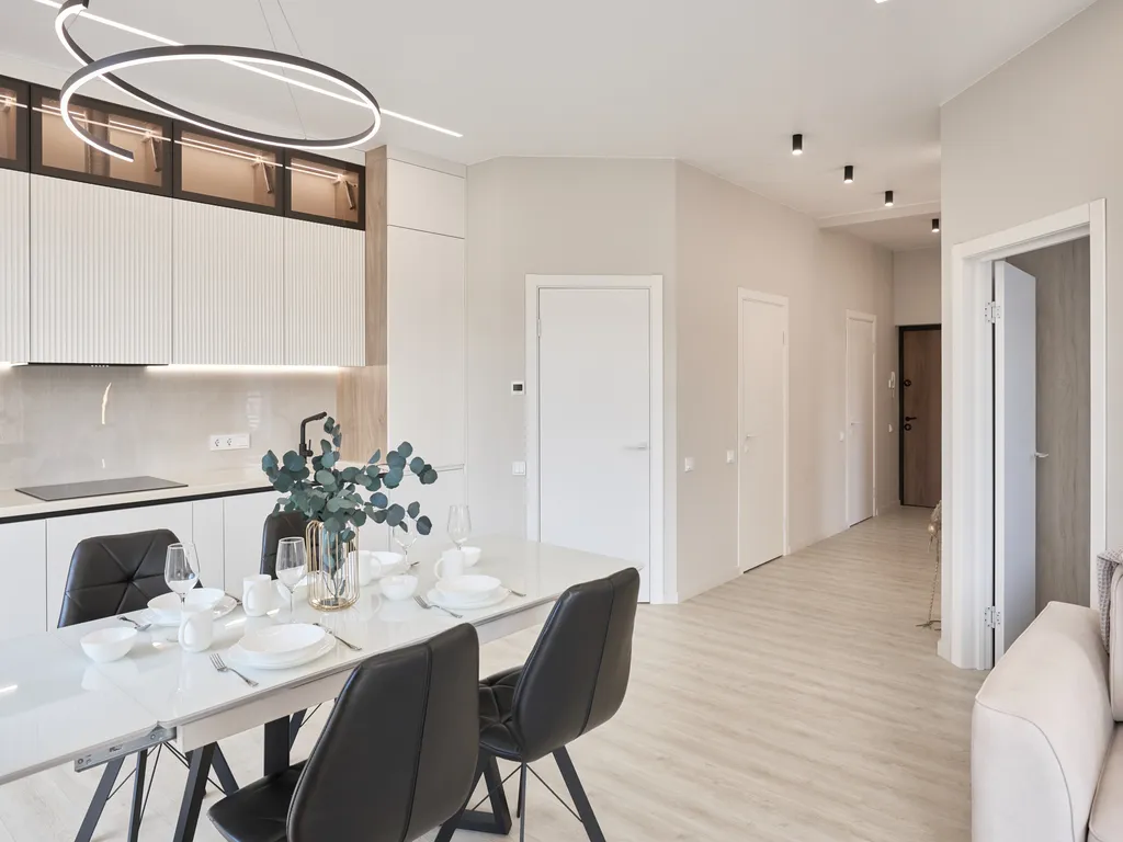 Дизайнерская евро-трехкомнатная квартира с потрясающими видами