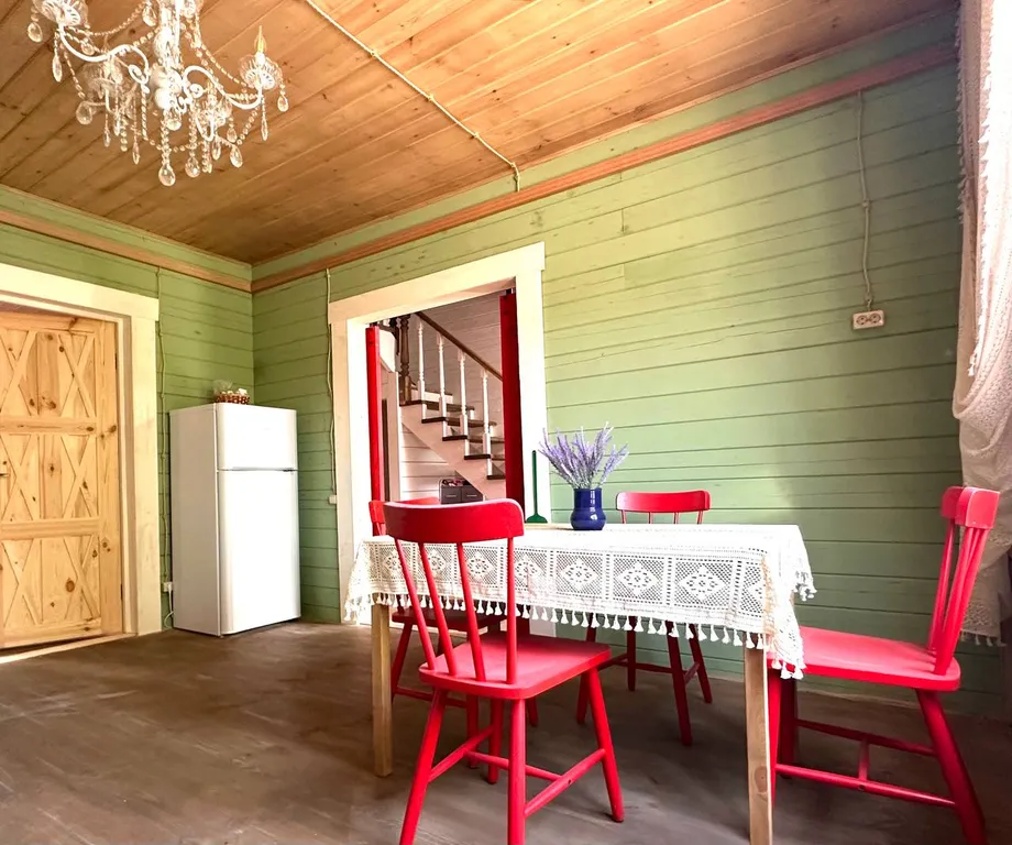 Дом-сказка Прованс с баней и Дедом Морозом