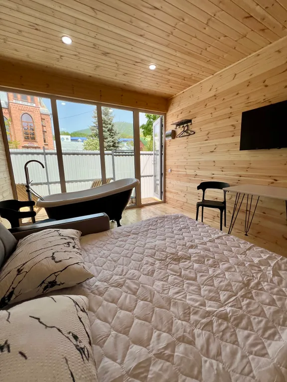 Коттедж Эко-апартаменты с видом на Машук в стиле Барн-Хаус в Цветнике — Пятигорск