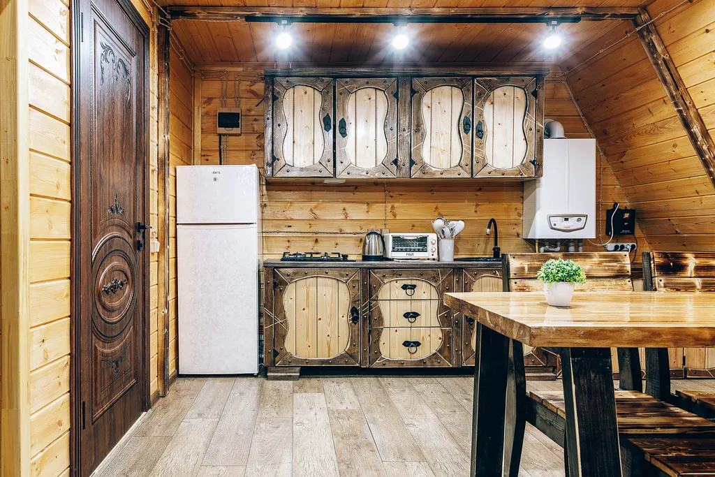 Просторный коттедж в лесу