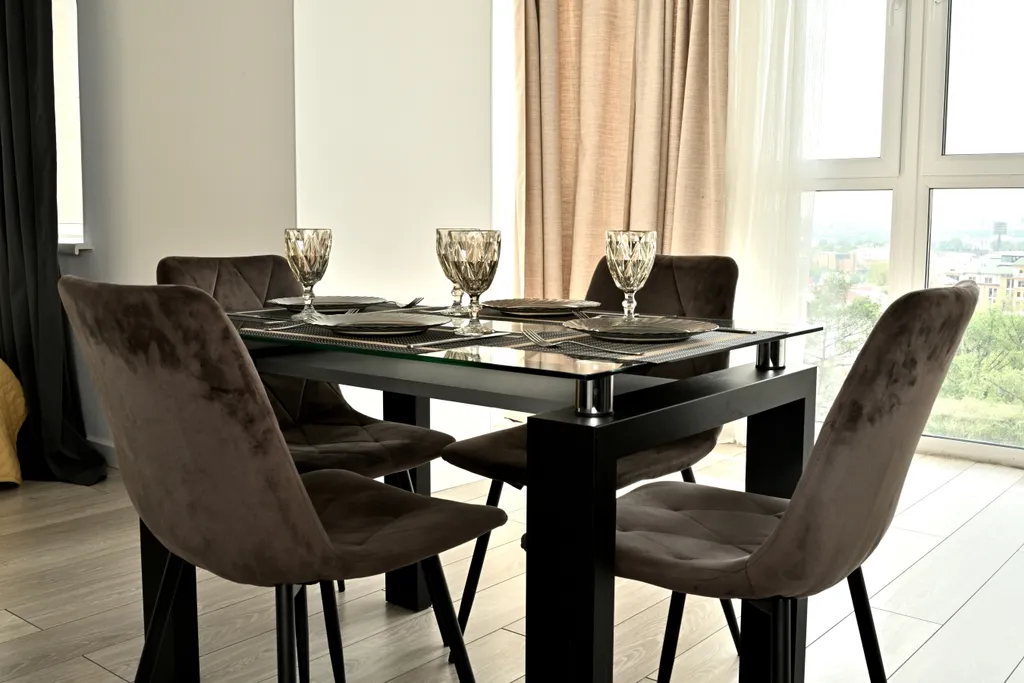 Уютная квартира-студия в центре города с красивым видом