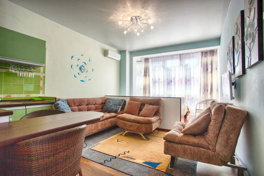 Квартира Квартира Студия с видом на море рядом с парком — Анапа