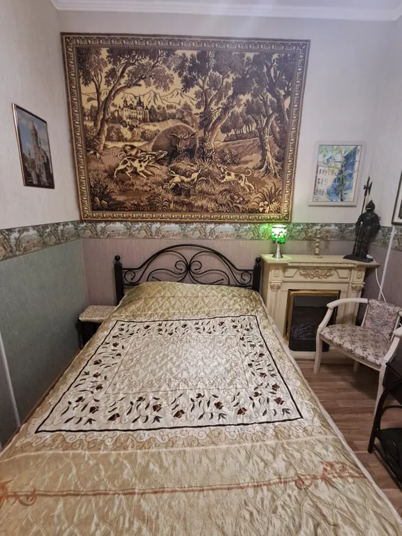 Студия в замке с видом на парк