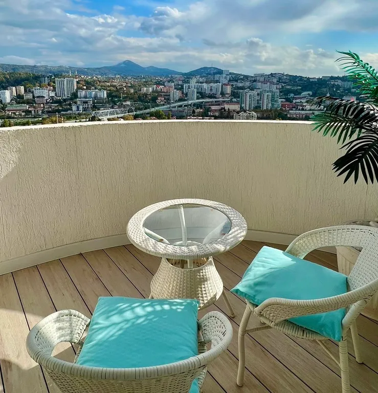 Квартира Квартира Студия в центре с террасой Сияние Сочи — Сочи