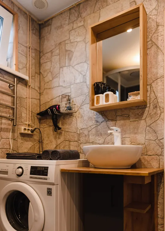 Коттедж с сауной для семейного отдыха в стиле барнхаус