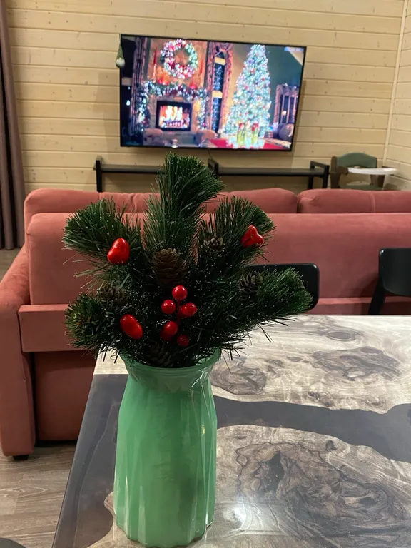 Дом с красивой костровой зоной