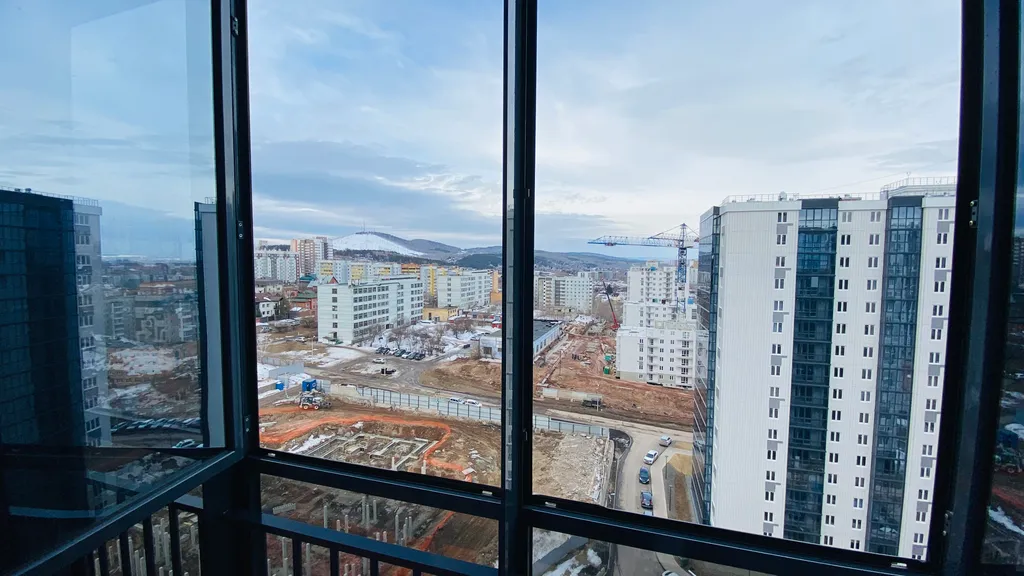 Квартира Квартира Уютная студия в новом в экологически чистом микрорайоне города — Красноярск