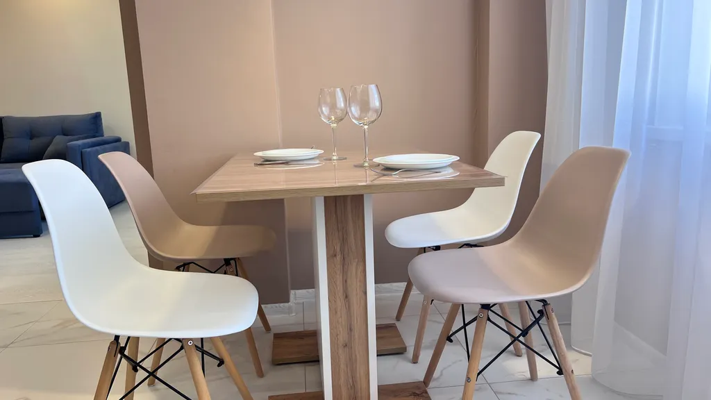 Современная квартира в центре с красивым видом на город