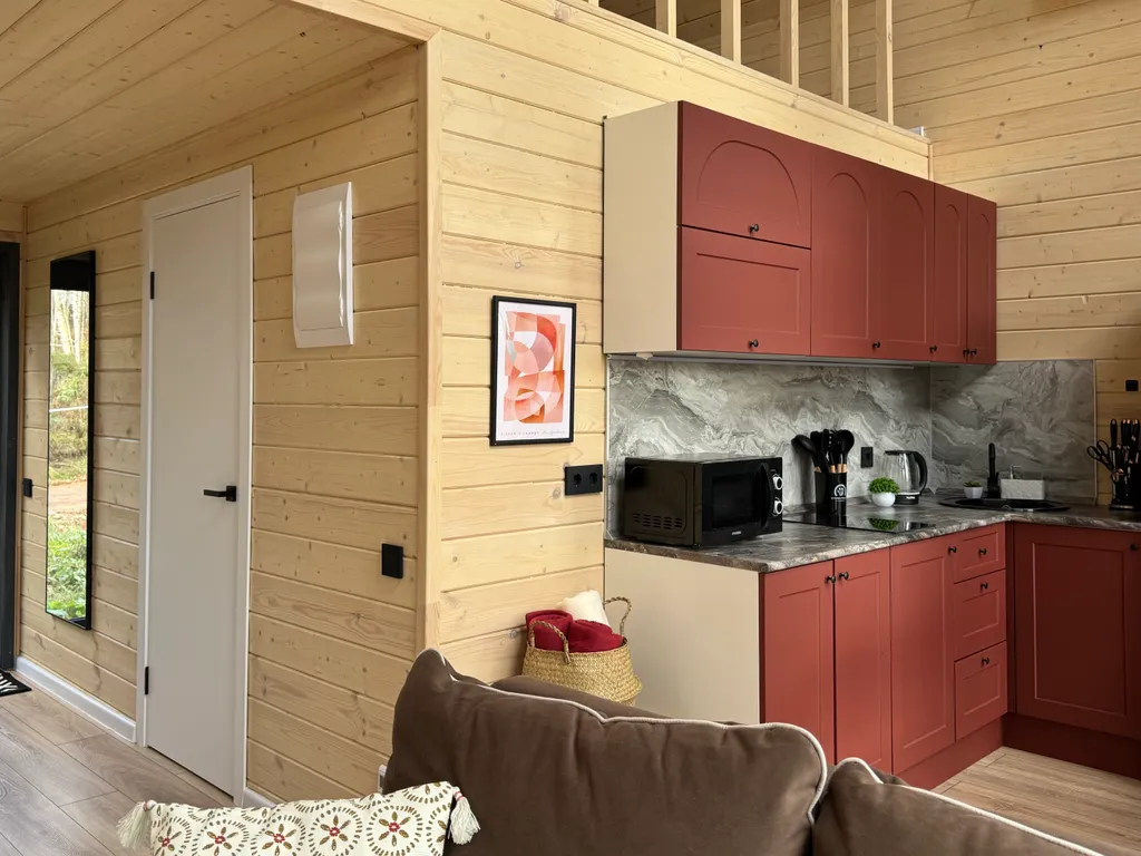 Дом с баней и чаном