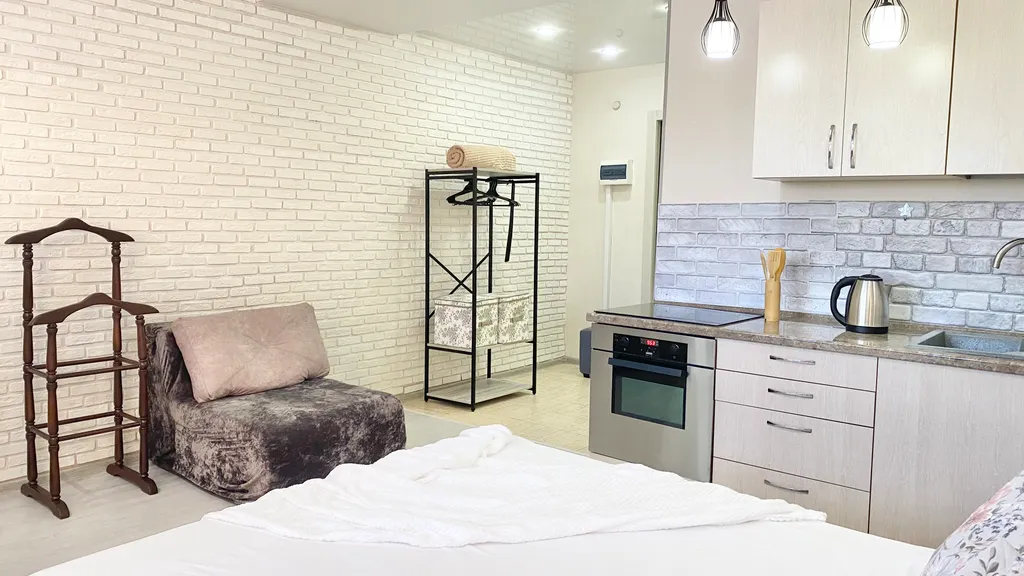 Квартира Уютная студия со свежим ремонтом в новом доме — аренда посуточно в Нижний Тагил