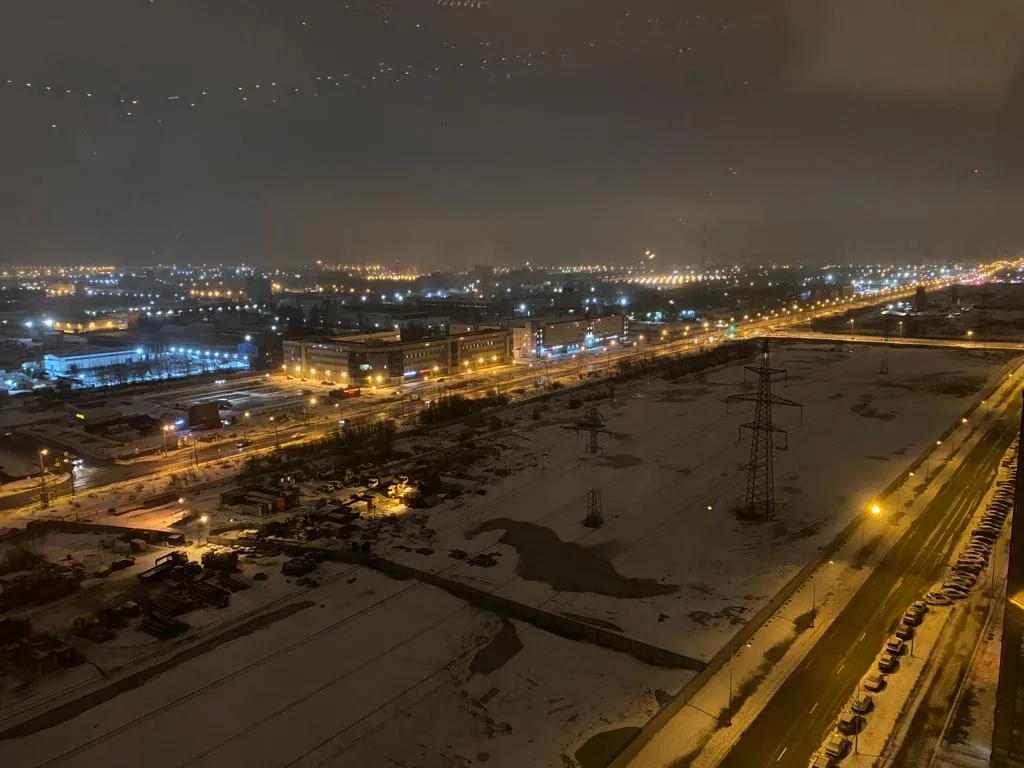 Уютная студия на высоте птичьего полёта