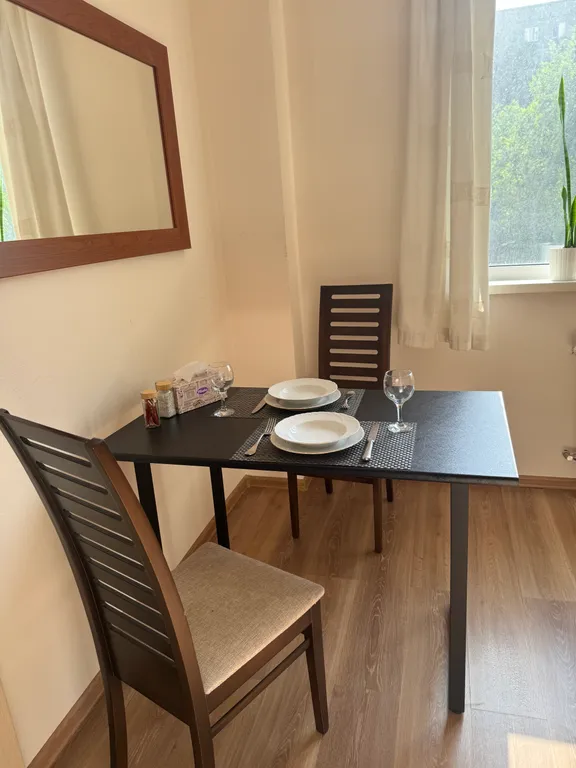 В центре города большая, атмосферная квартира с лужайкой