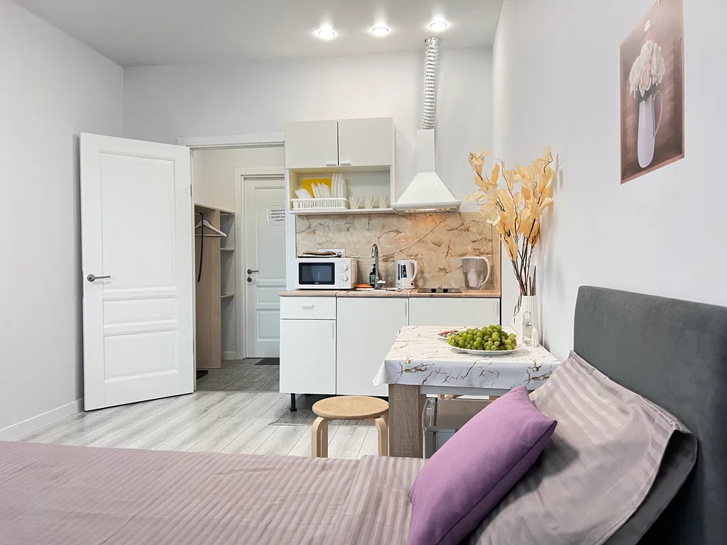 Светлая студия c кондиционером