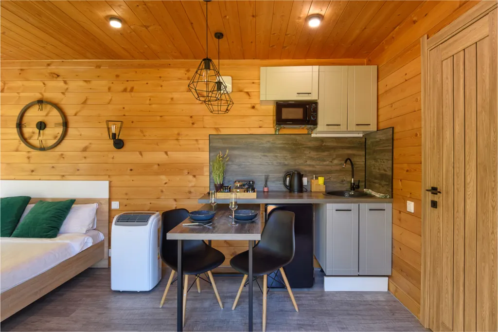 Двухместный 2 домик в лесу