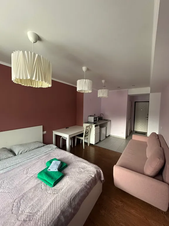 Уютная студия в самом сердце Домбая с видом на горы