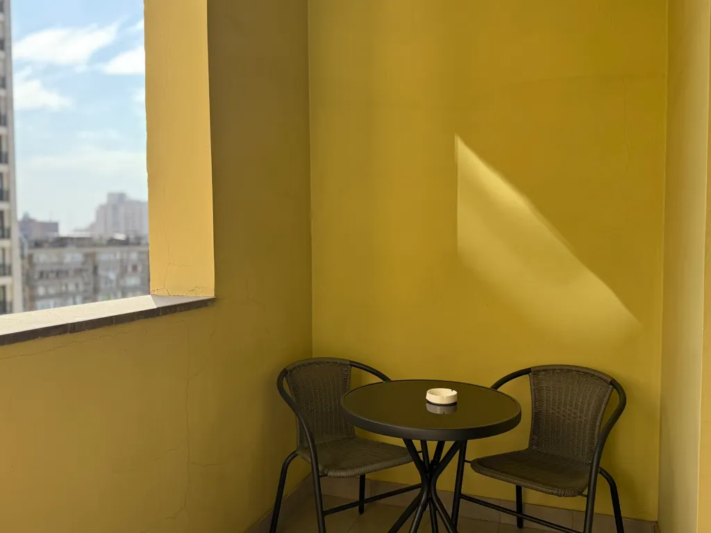 Семейные апартаменты с 2 спальнями и балконом