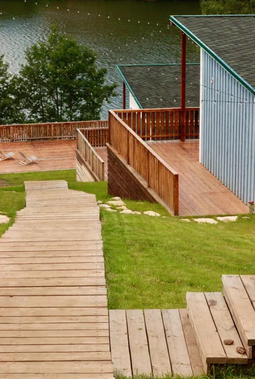 Коттедж Уютный гостевой дом с террасой на берегу озера — Кашира