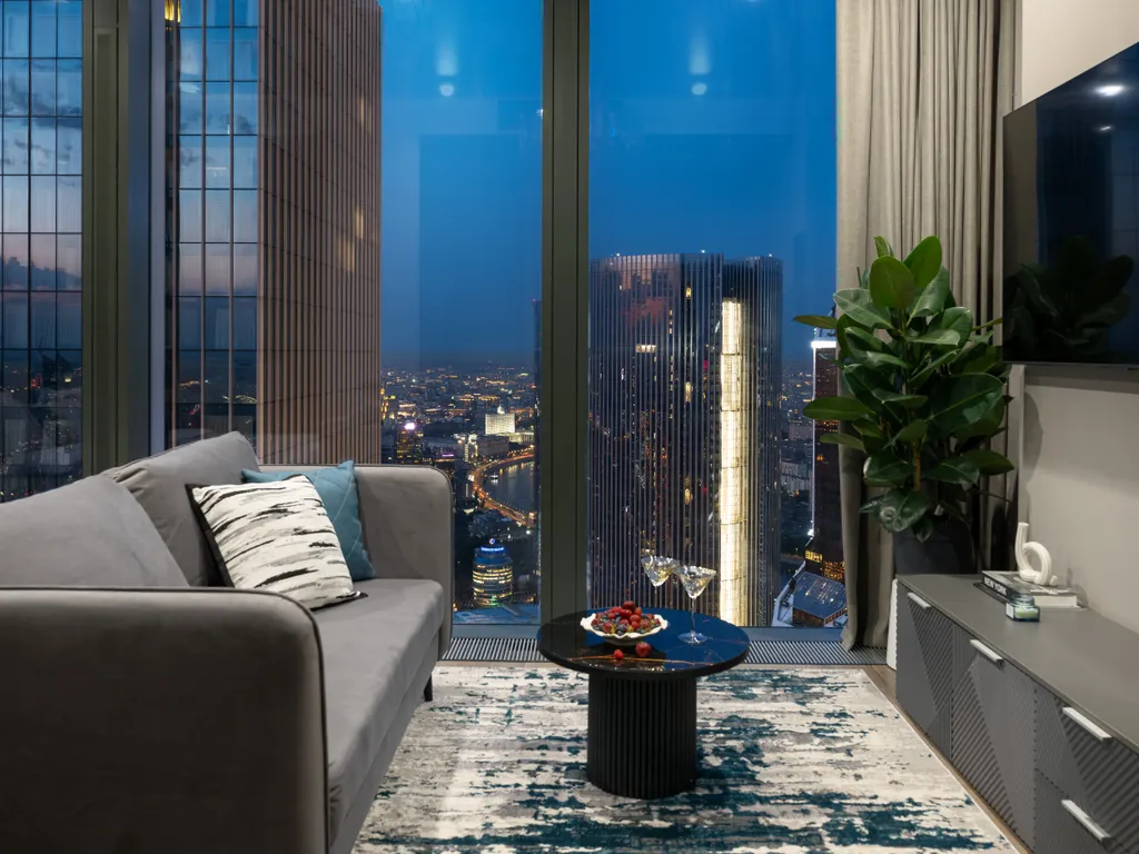 Квартира Квартира Видовая студия GM в Москва-Сити – твой личный penthouse — Москва