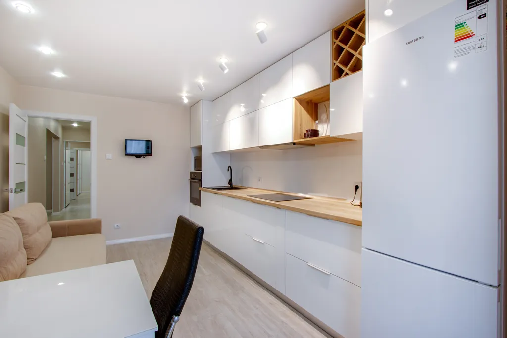 Современная просторная евротрешка в центре