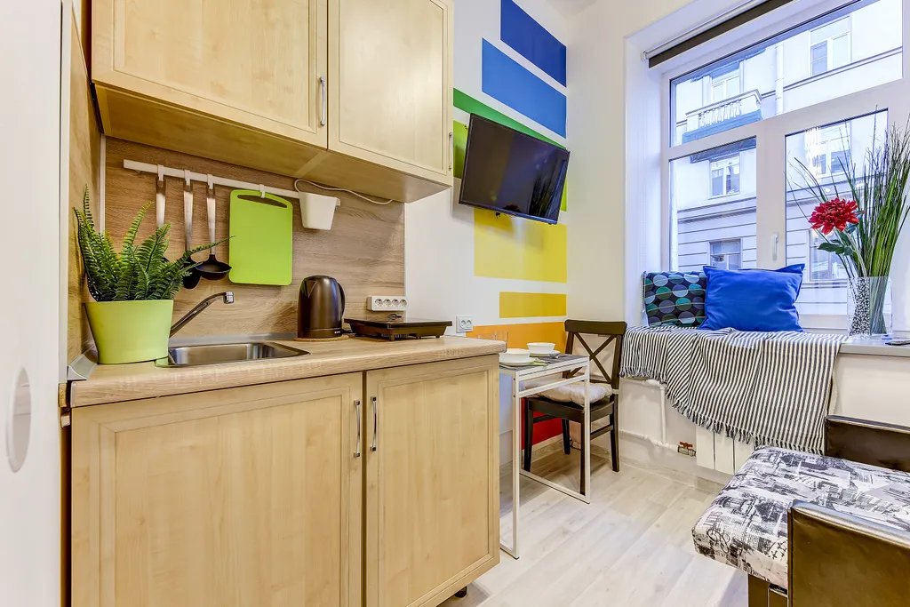 Квартира Квартира Студия в центре у Лиговского проспекта — Санкт-Петербург