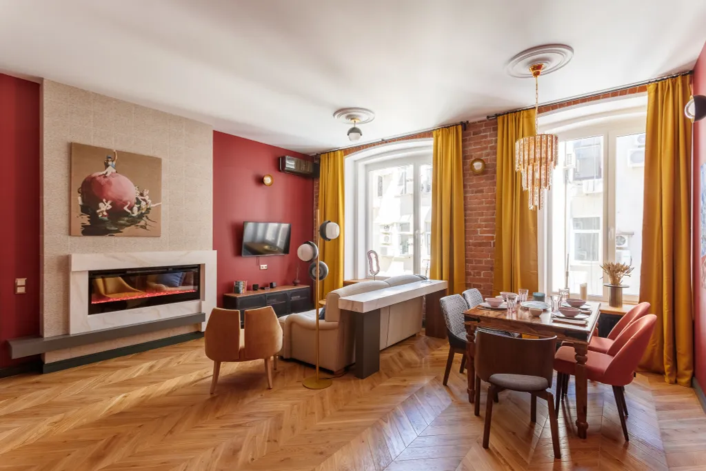 Квартира Тихая квартира с камином в центре — Москва