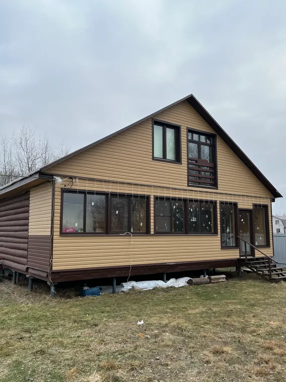 Новый бревенчатый дом