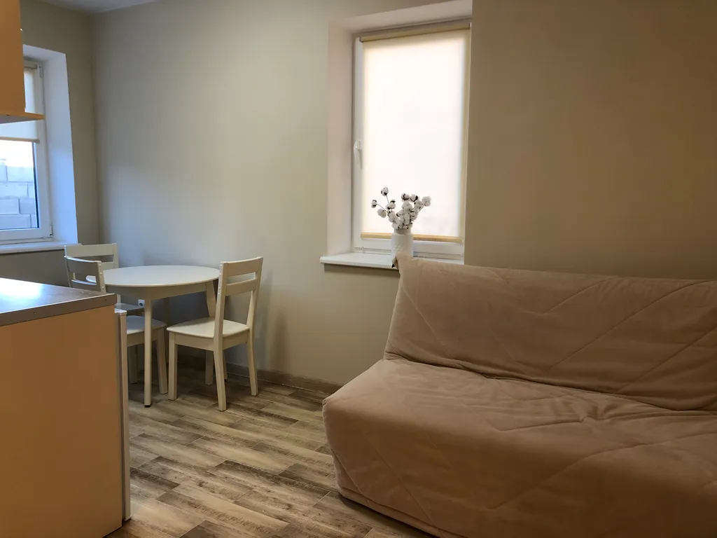 Комната с отдельной кухней, балконом