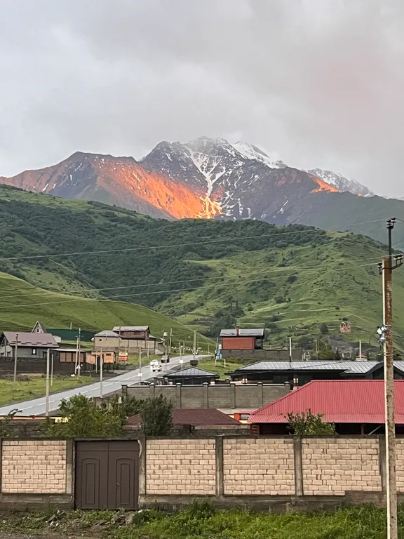 Дача из сруба в Барзикау рядом с Верхним Фиагдоном с бассейном