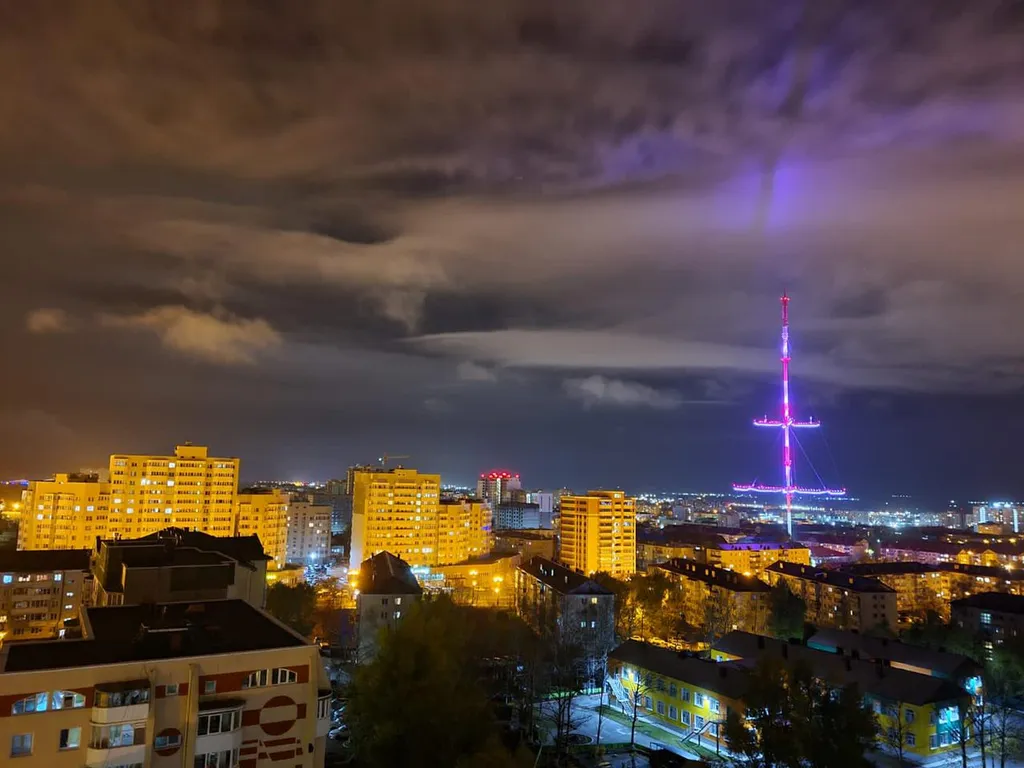 Уютная студия с прекрасным видом на город