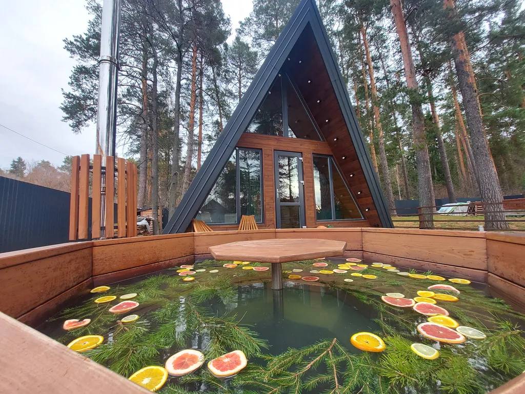 Коттедж Уютный дом в стиле А-фрейм — Казань