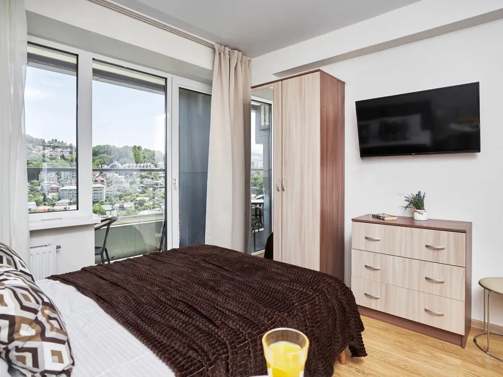 Студия в ЖК Каравелла Португалии с потрясающим видом на горы и море