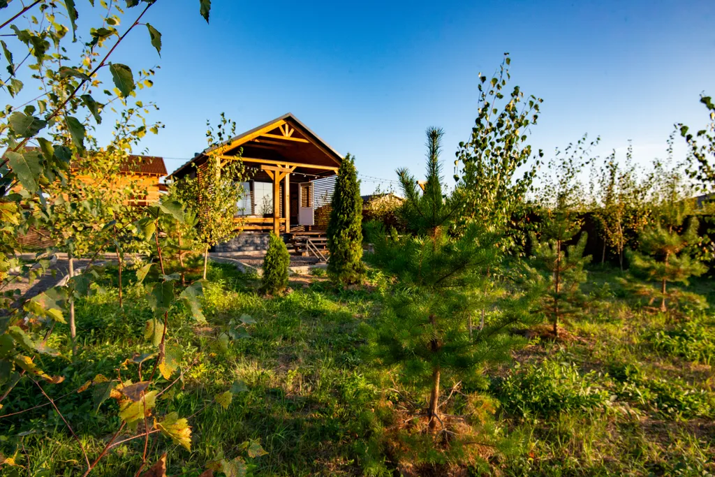 Дом с горячей купелью фурако на берегу реки
