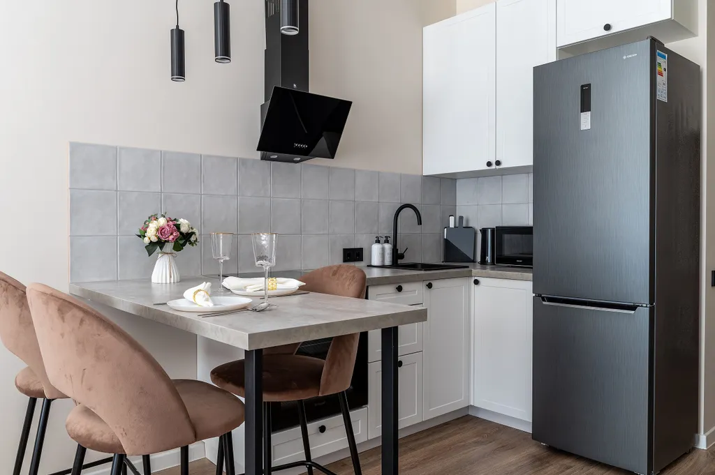 Студия с красивым видом на лесопарк