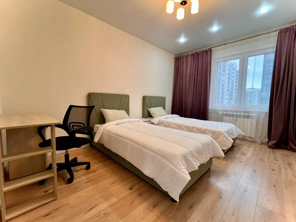 Просторная полноценная 2-комнатная квартира рядом с Аэропортом