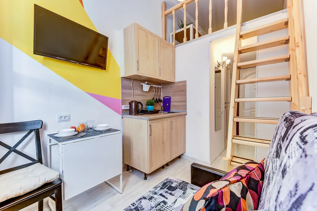 Квартира Квартира Уютная студия для отдыха в центре города — Санкт-Петербург