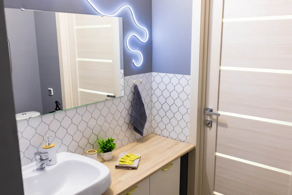 Уютнaя совремeнная cтильная квартира-студия в ЖК Артнова