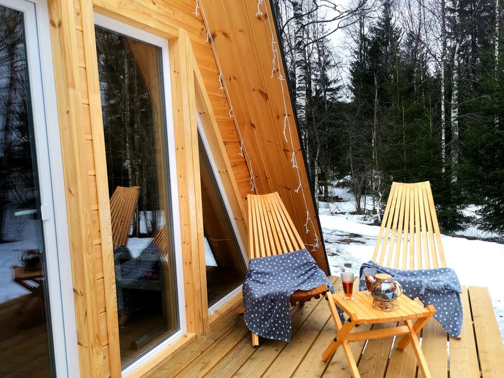 Дом Ярвиранта на берегу озера