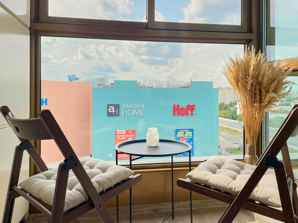Квартира Улучшенные Loft видовые апартаменты метро ЦСКА 3 мин — Москва