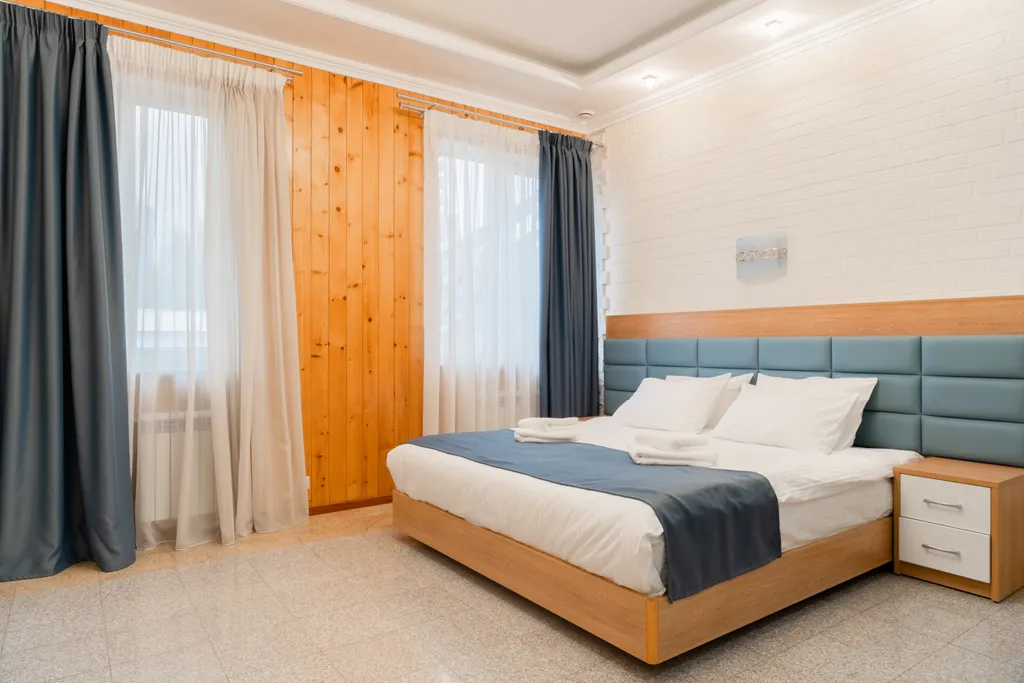 Люкс с джакузи, сауной и камином