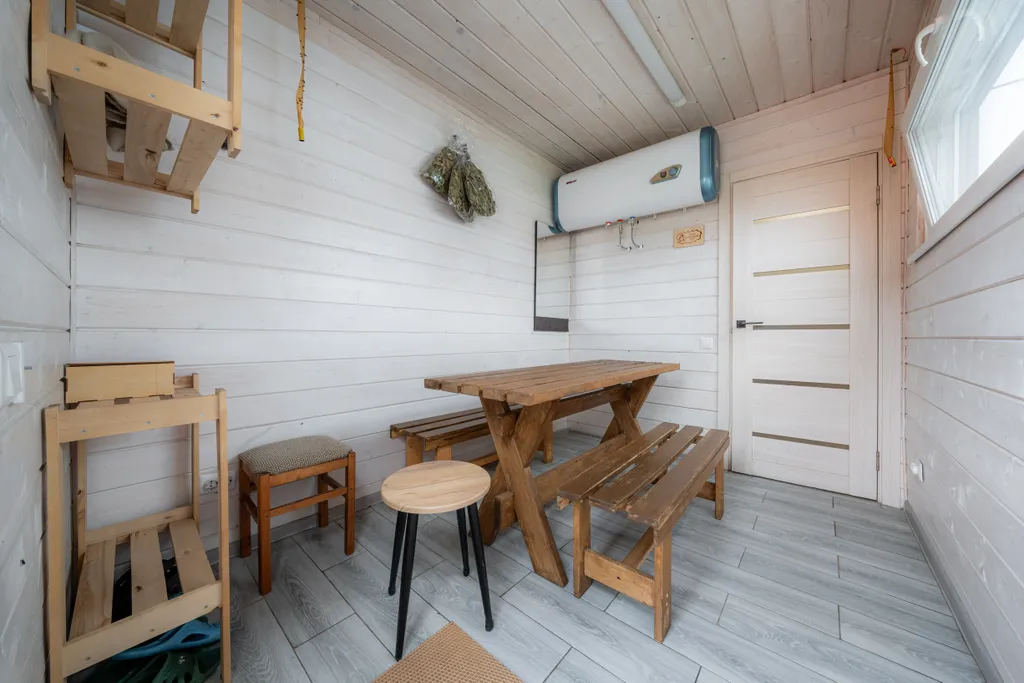 Скандинавский дом с баней